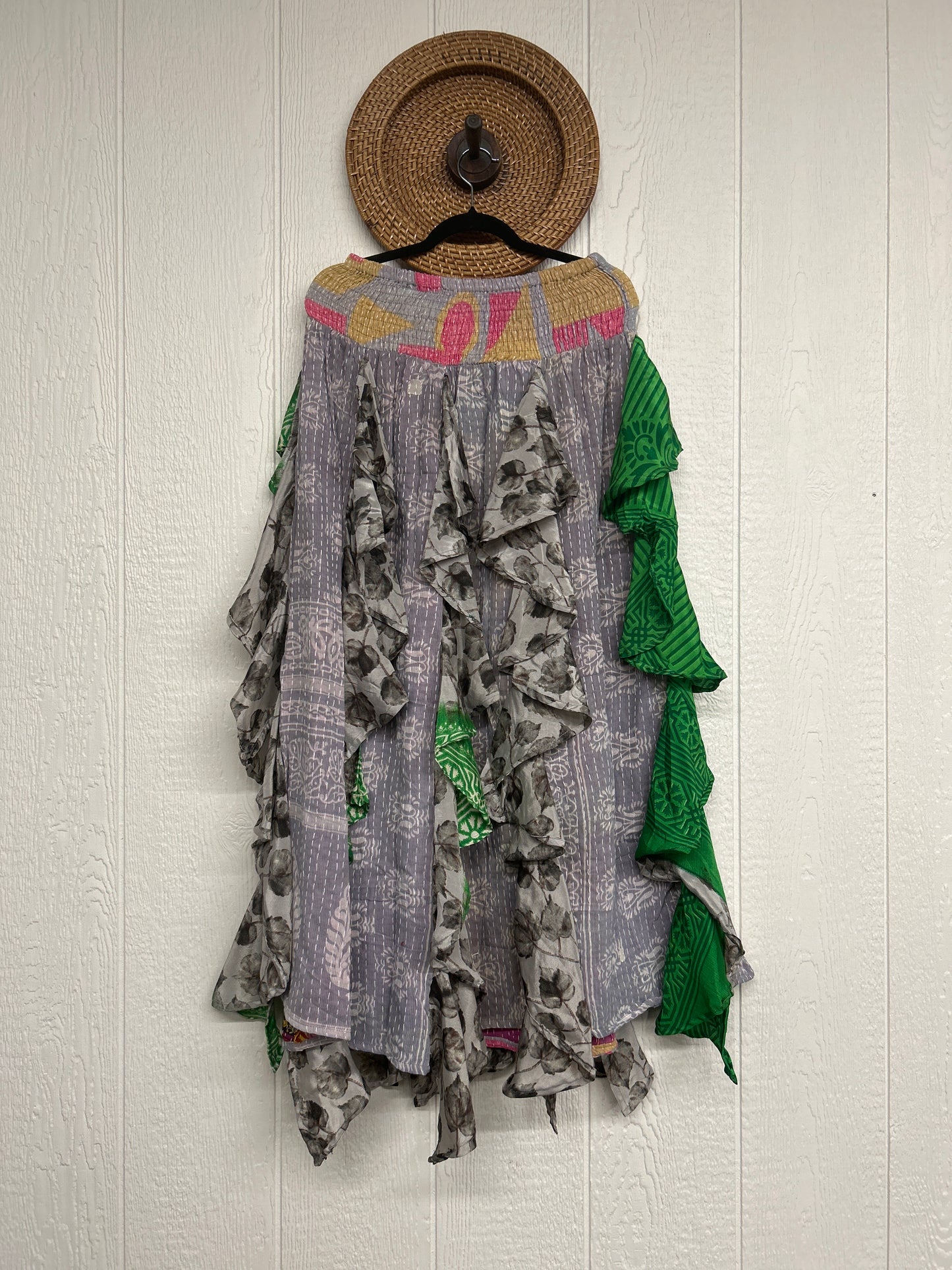 Pareo Kantha Willow Maxi Skirt 0826 025