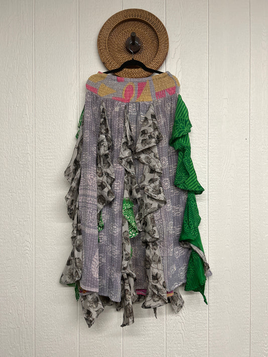 Pareo Kantha Willow Maxi Skirt 0826 025