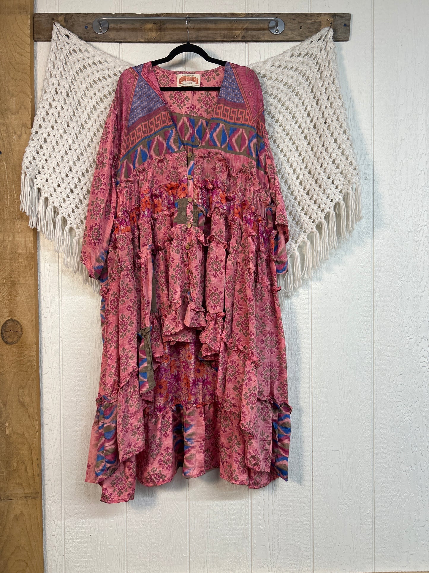 Rasgulla Sari Rhiannon Kimono 0826 098