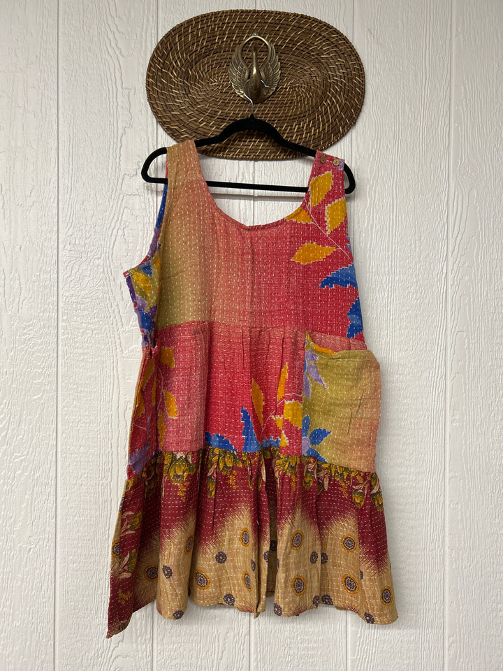 Kantha Meadow Mini Dress 0625 046