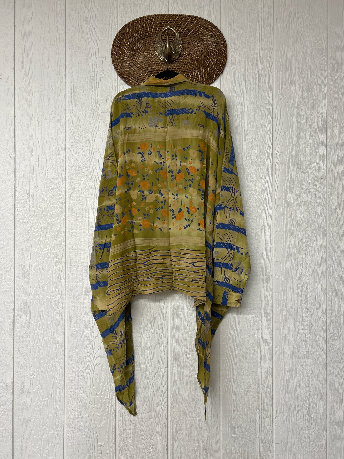 Crepe Sari Nirvana Button Down 1125 156