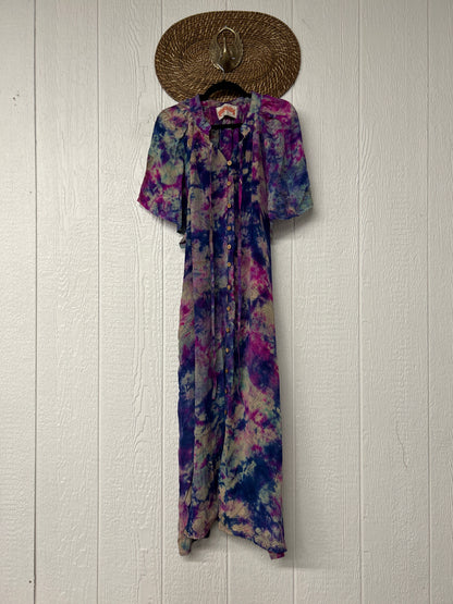 Crepe Sari Summer Woodstock Duster 0626 214