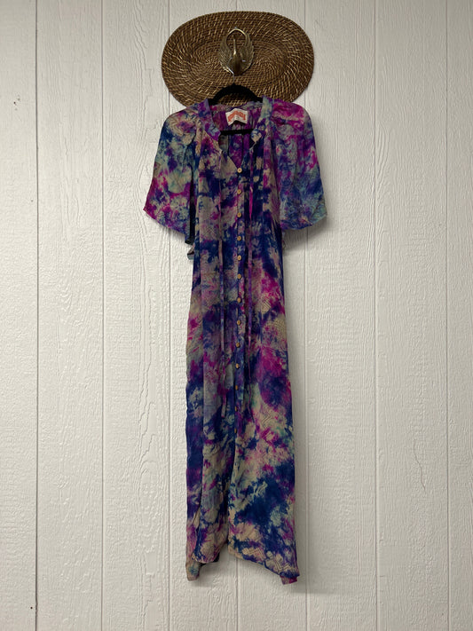 Crepe Sari Summer Woodstock Duster 0626 214