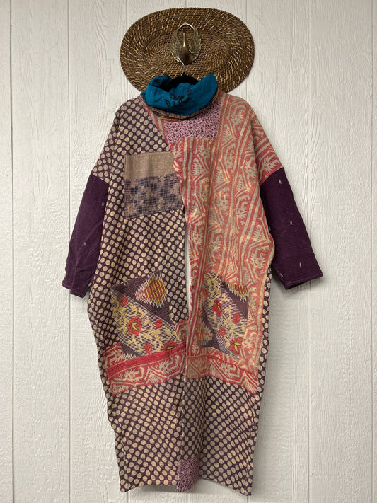 Fine Kantha Cowl Split Pullover 1026 005