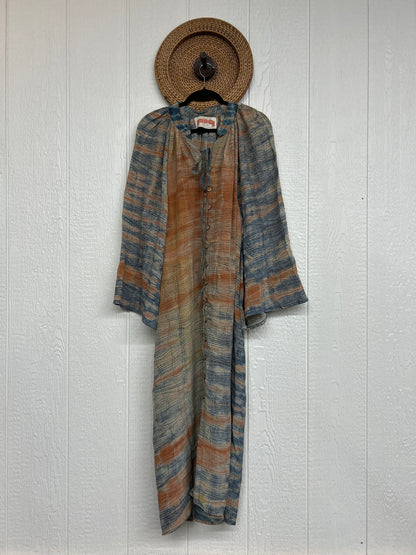 Crepe Sari Woodstock Duster Dress 0226 193