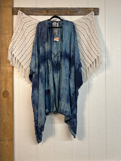 Crepe Sari Orchid Kimono 0626 274