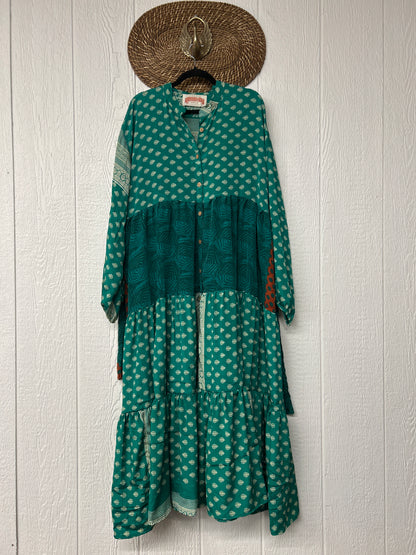 Rasgulla Sari Luminous Maxi Dress 0226 007