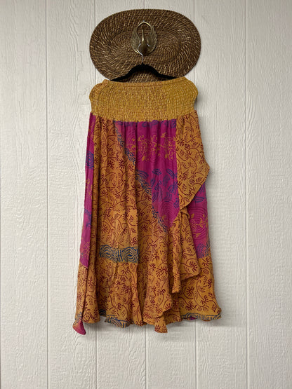 Crepe Sari Inner Peace Wrap Skirt 0626 007
