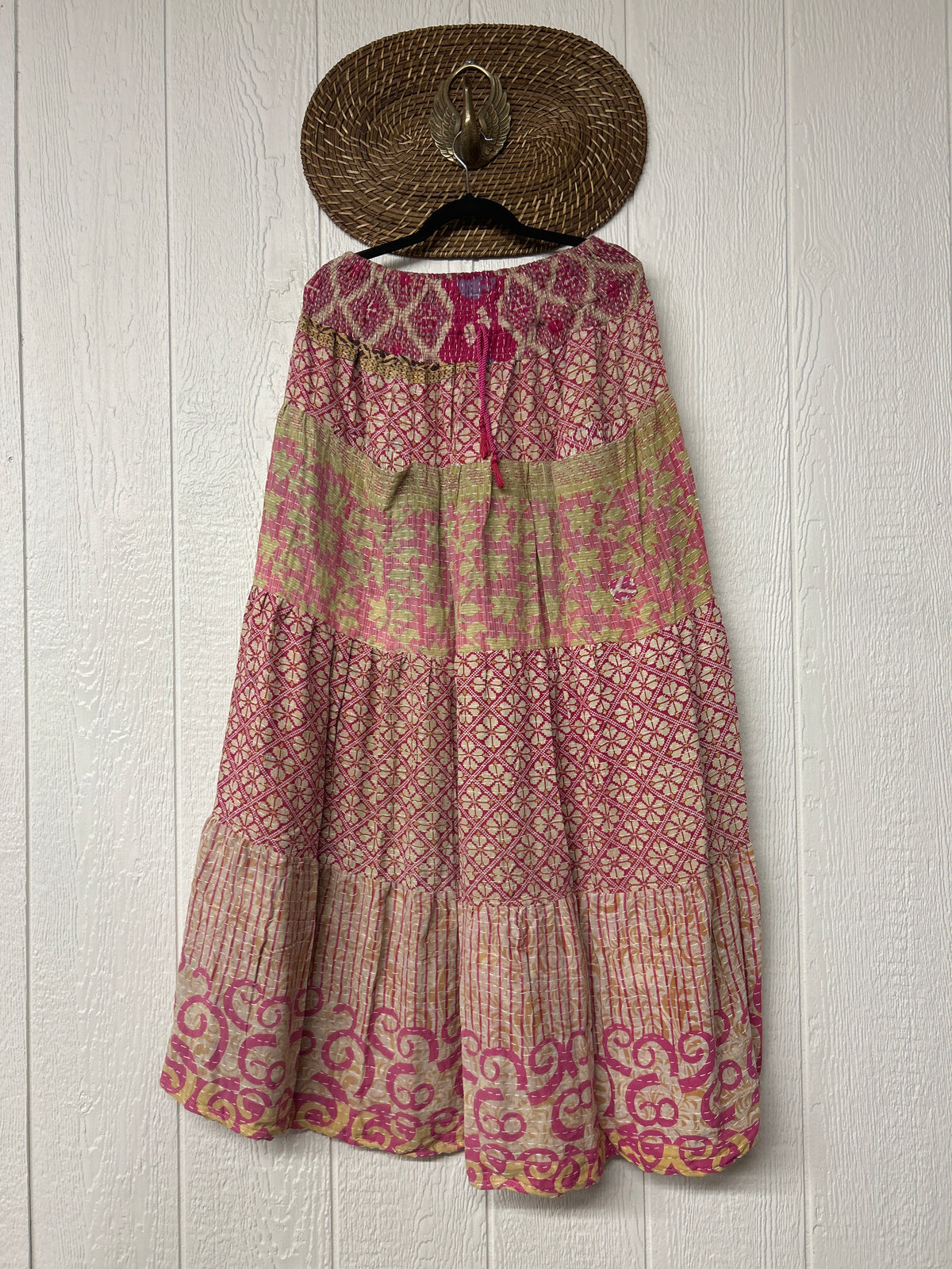 Pareo Kantha Lotus Maxi Skirt 0826 129