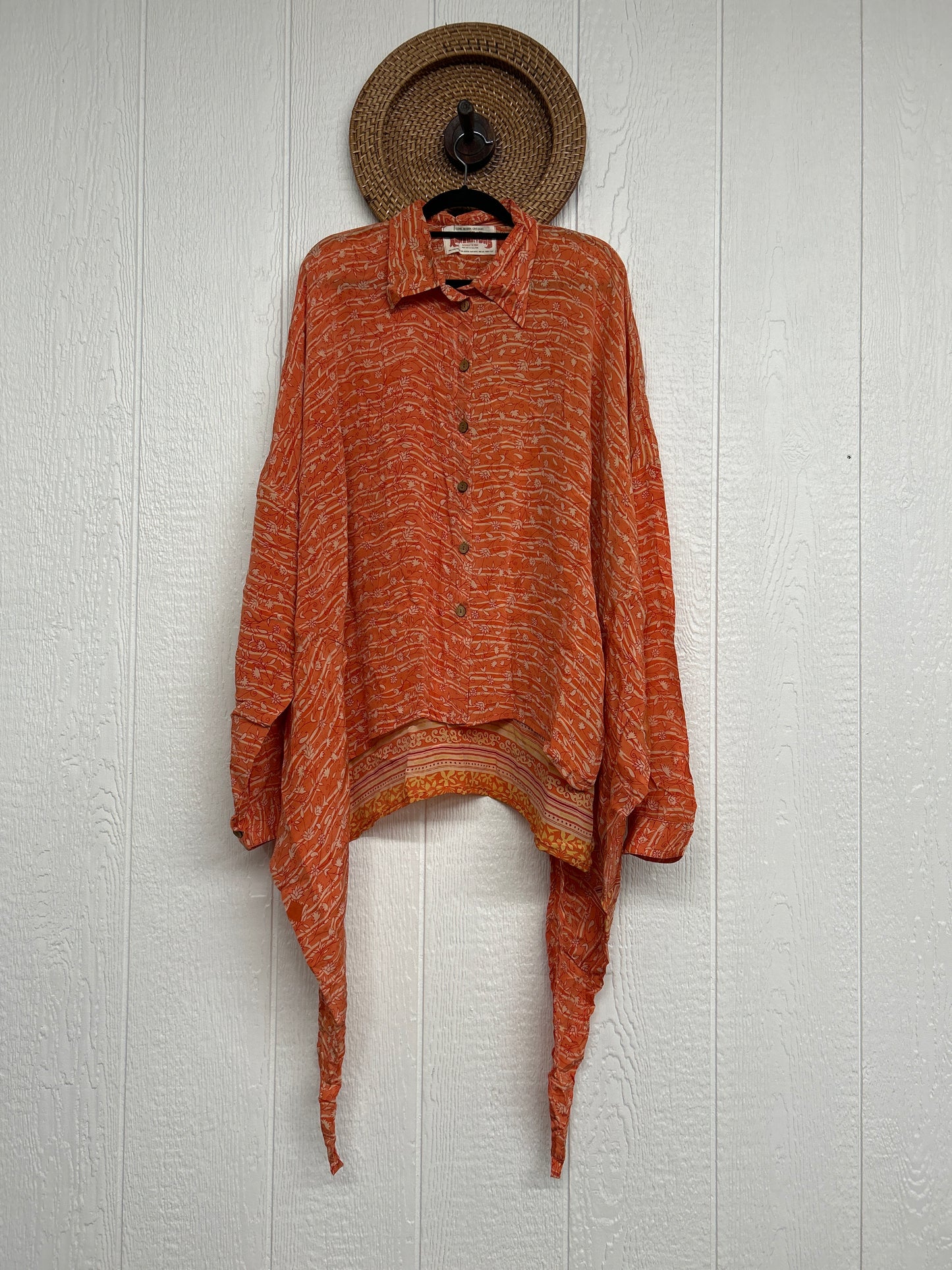 Crepe Sari Nirvana Button Down 1125 267