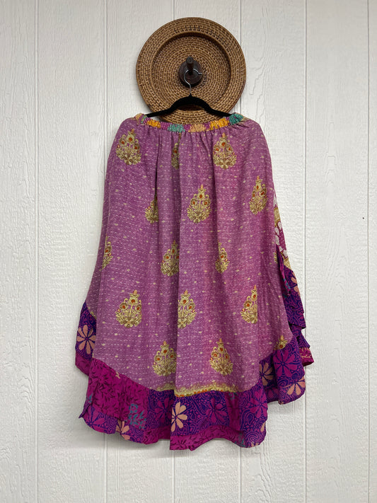 Pareo Kantha Wild Rose Skirt 0426 120