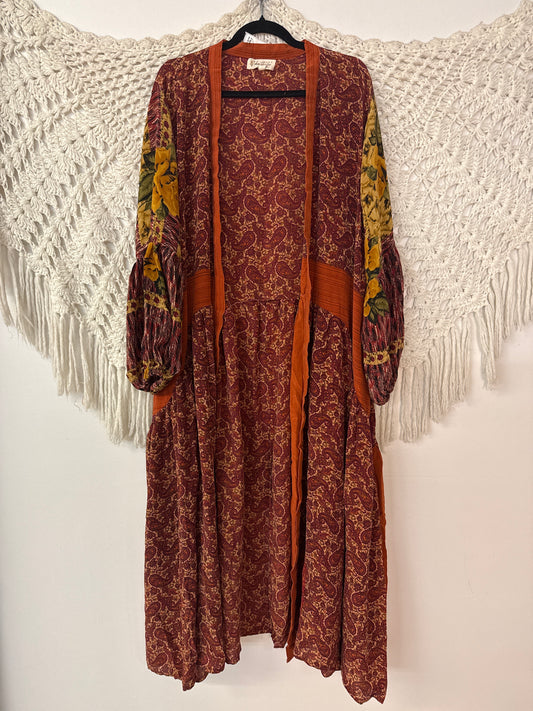 Crepe Sari Evermore Kimono L0626 002