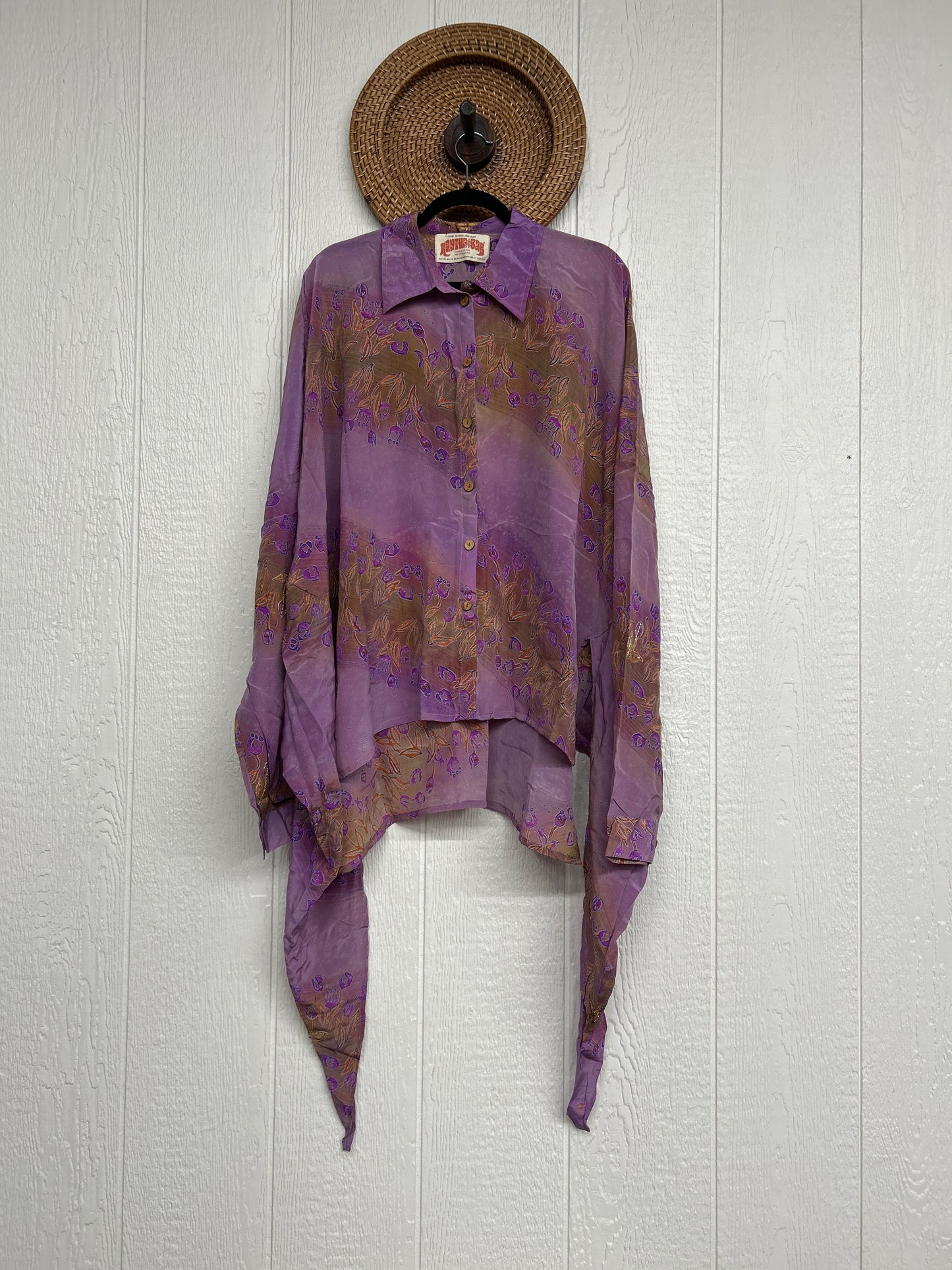 Crepe Sari Nirvana Button Down 1125 210