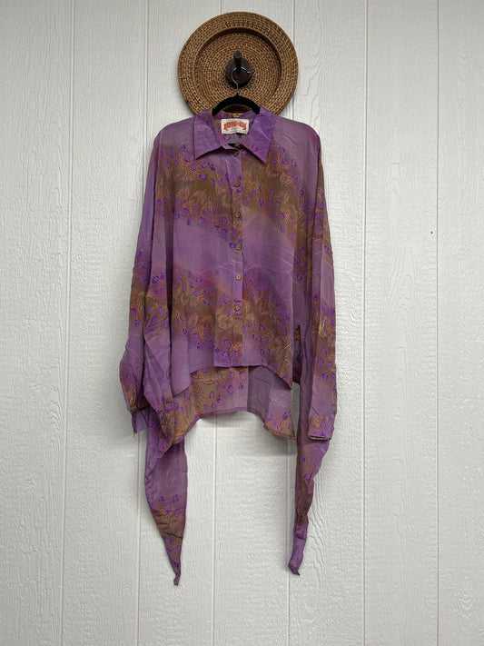 Crepe Sari Nirvana Button Down 1125 210