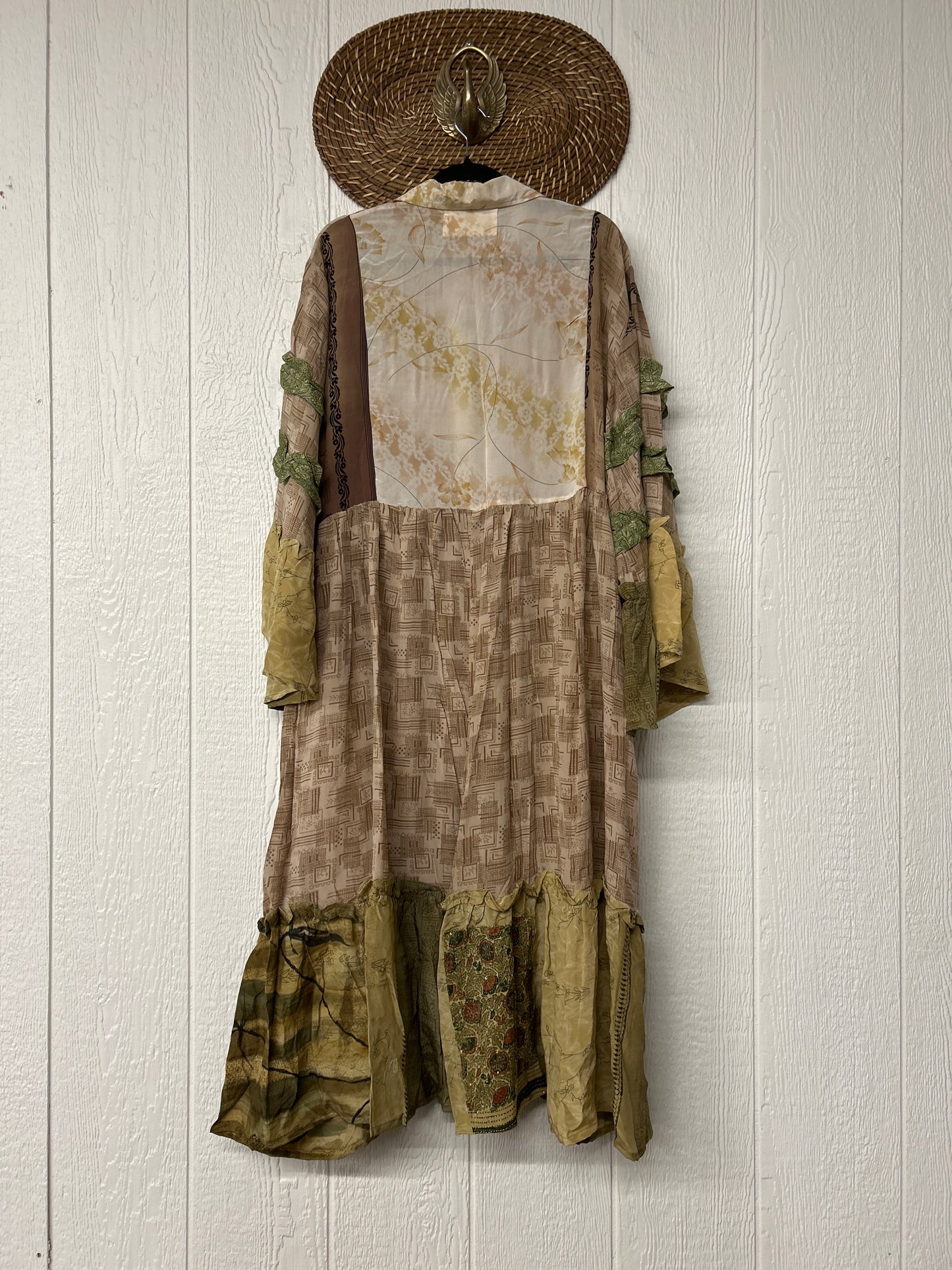 Crepe Sari Rhiannon Duster Dress 0226 098