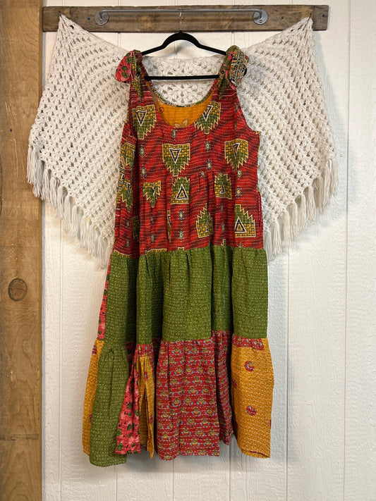 Pareo Kantha Celeste Maxi 0326 100