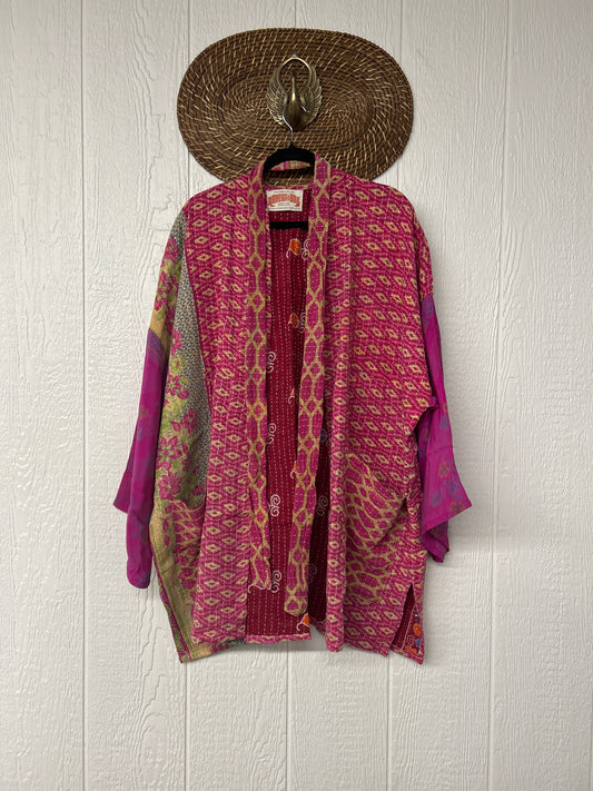 RETAIL Pareo Kantha Shortie Majestic Kimono 0326 038