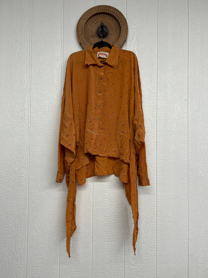 Crepe Sari Nirvana Button Down 1125 238