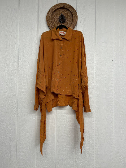 Crepe Sari Nirvana Button Down 1125 238