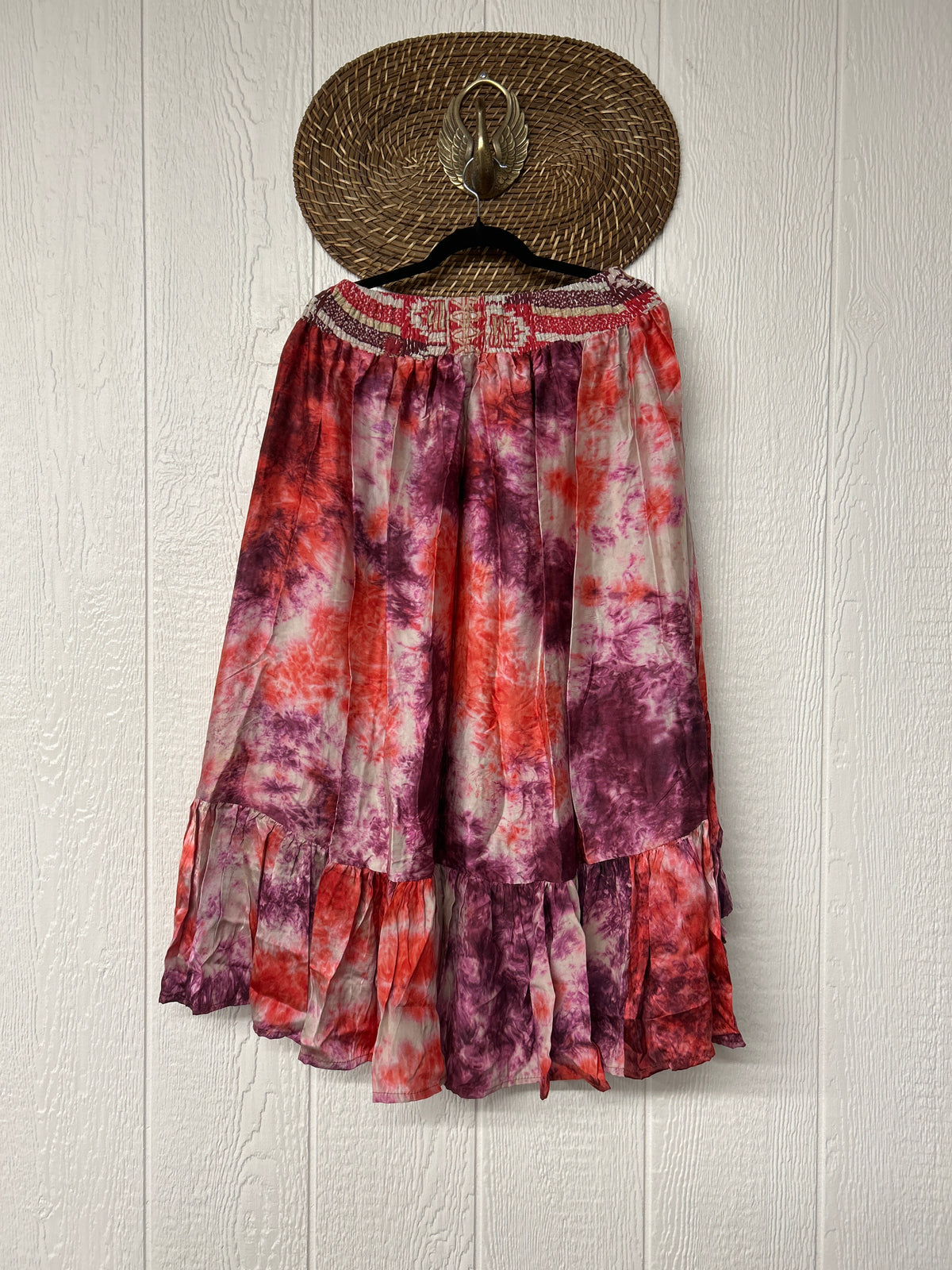 Crepe Sari Dahlia Skirt 1026 218