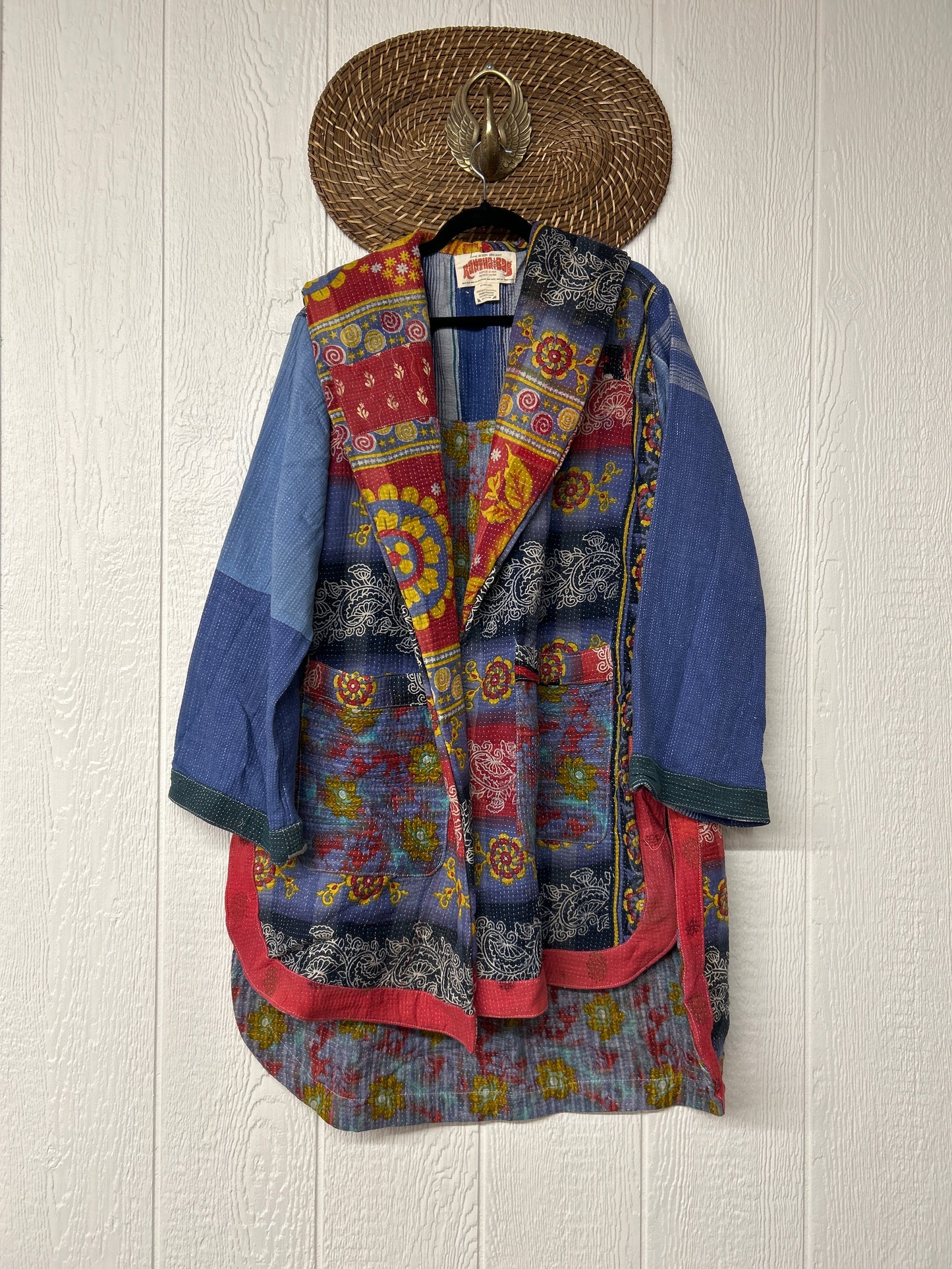 Fine Kantha Drifter Coat 1125 186