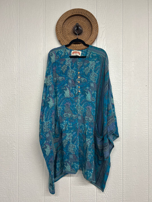 Crepe Sari Gaia Split Tunic 0226 030
