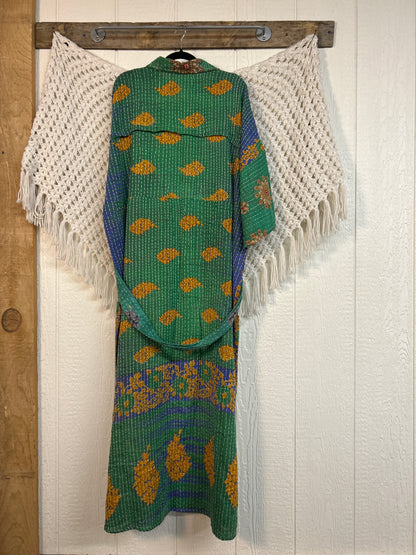 Pareo Kantha Gravity Duster Dress 0226 162