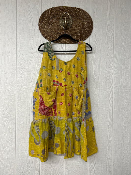 Kantha Meadow Mini Dress 0625 165