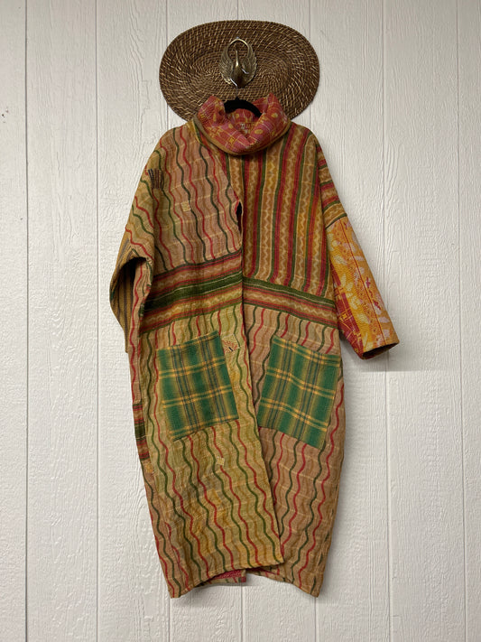 Fine Kantha Cowl Split Pullover 1225 087