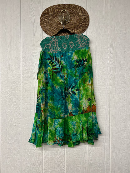 Crepe Sari Inner Peace Wrap Skirt 0626 121