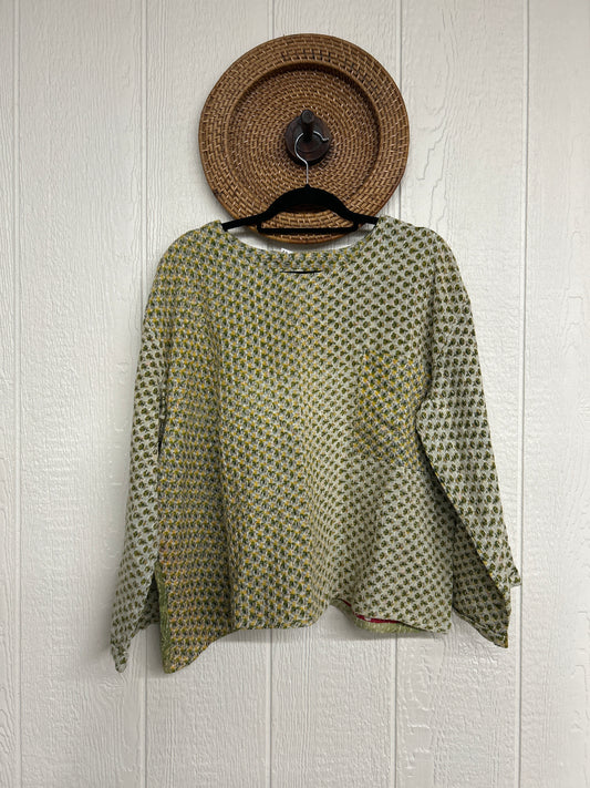 Pareo Kantha Wanderer Pocket Crop Top 0226 053