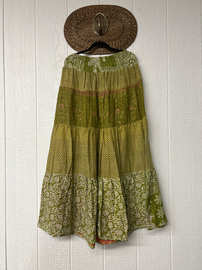Pareo Kantha Lotus Maxi Skirt 0826 206