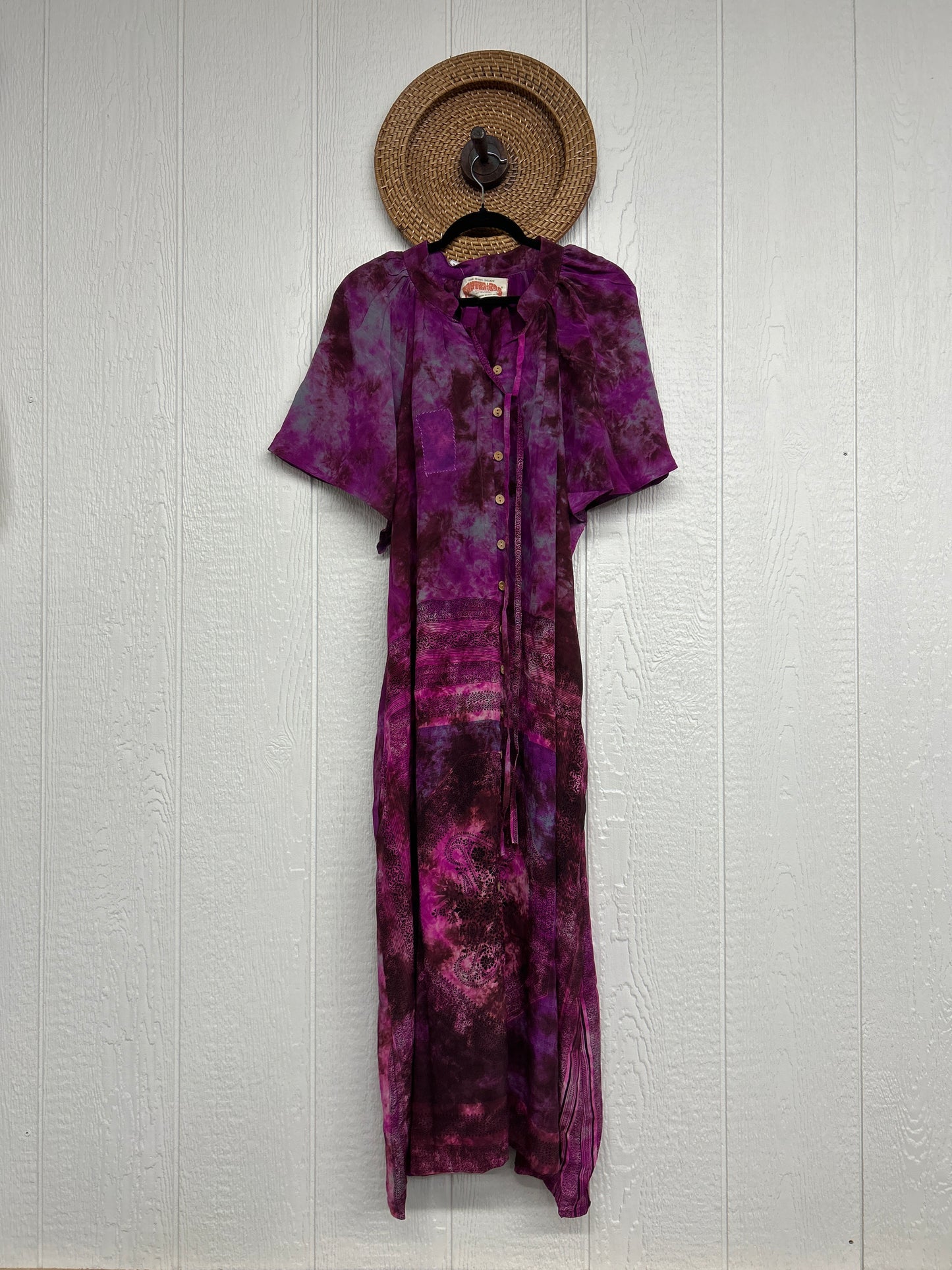 Crepe Sari Summer Woodstock Duster 0626 099