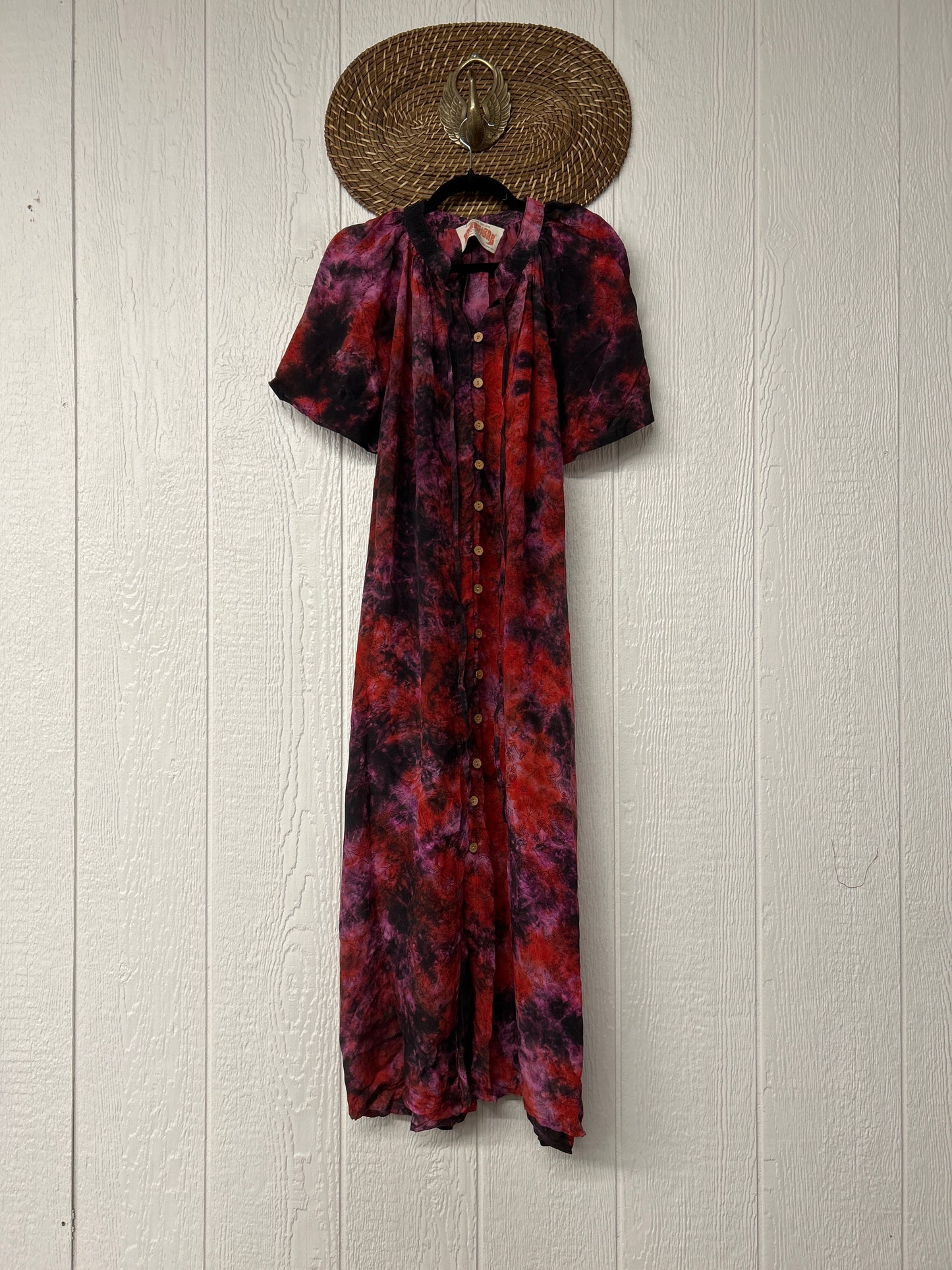 Crepe Sari Summer Woodstock Duster 0626 194