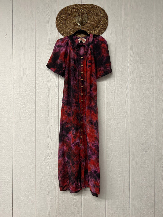 Crepe Sari Summer Woodstock Duster 0626 194