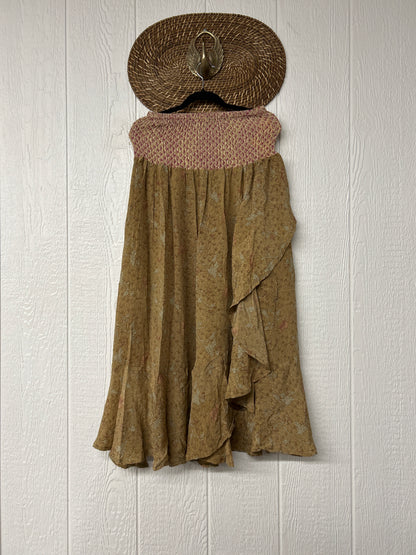Crepe Sari Inner Peace Wrap Skirt 0626 225