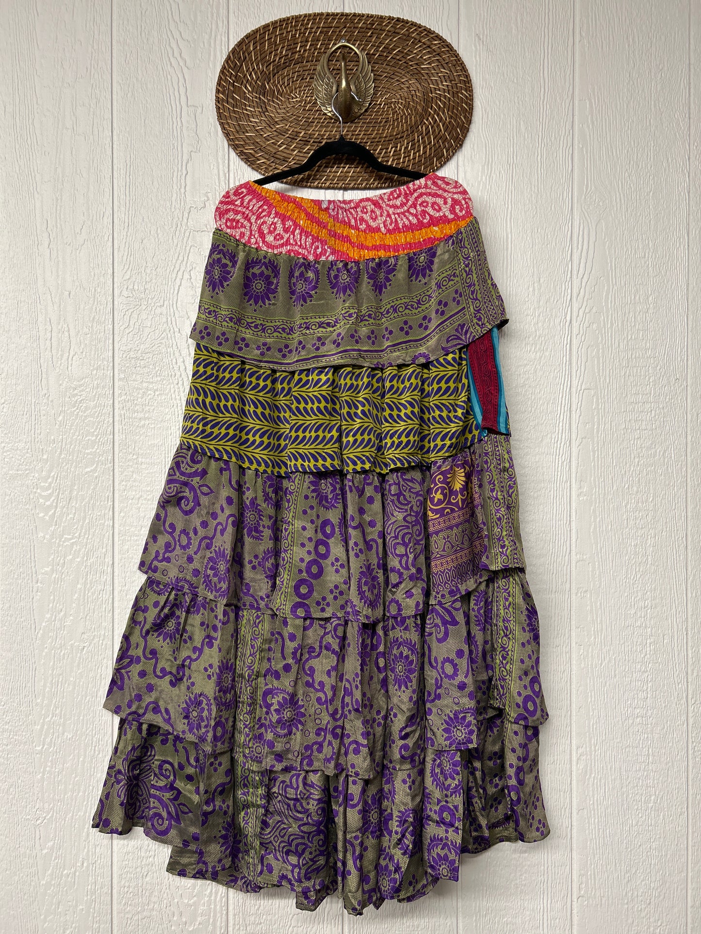 Rasgulla Sari Venus Ruffle Maxi 1125 083