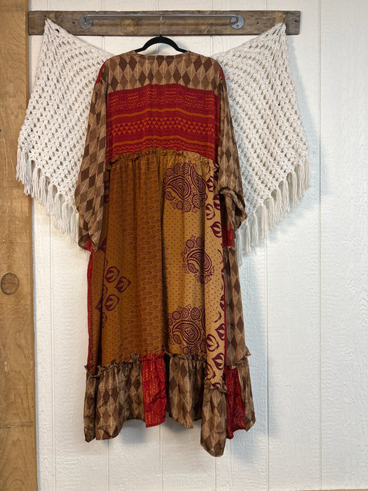 Rasgulla Sari Rhiannon Kimono 0826 012