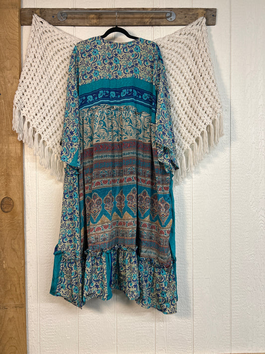 Rasgulla Sari Rhiannon Kimono 0826 136