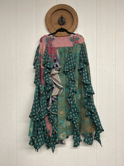 Pareo Kantha Willow Maxi Skirt 0826 203