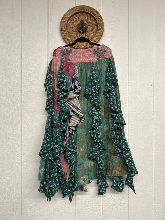 Pareo Kantha Willow Maxi Skirt 0826 203