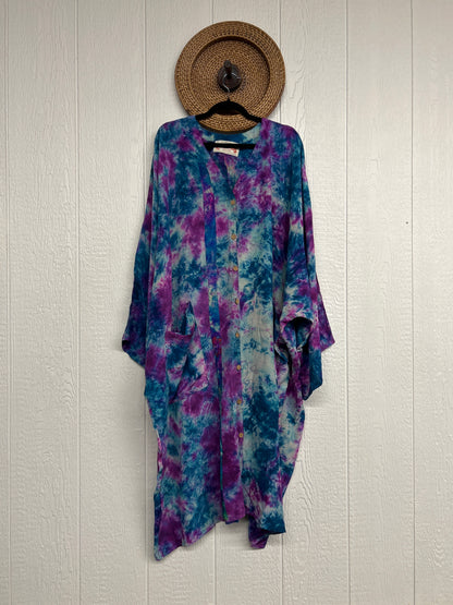 Crepe Sari Gaia Duster Dress 0426 017