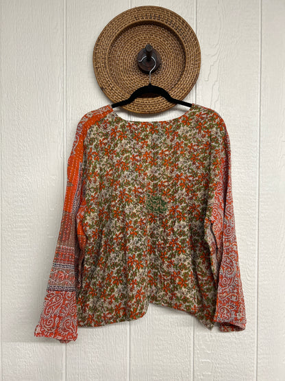 Pareo Kantha Wanderer Pocket Crop Top 0226 089