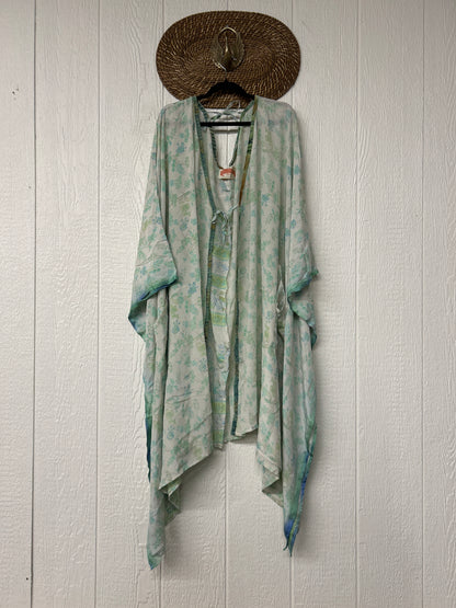 Crepe Sari Orchid Kimono 0626 140
