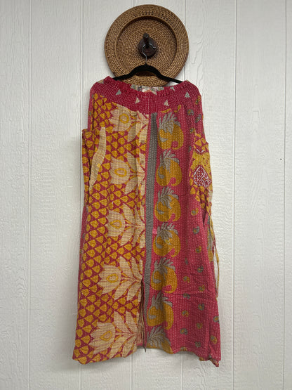 Pareo Kantha Butterfly Cargo Skirt 0426 189