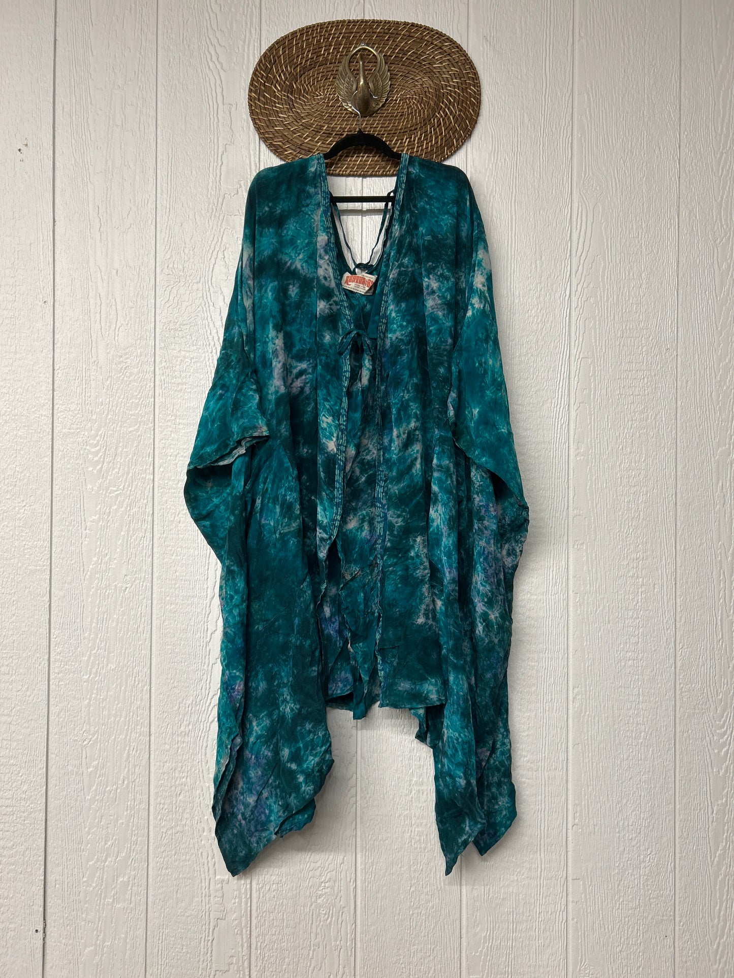 Crepe Sari Orchid Kimono 0626 105