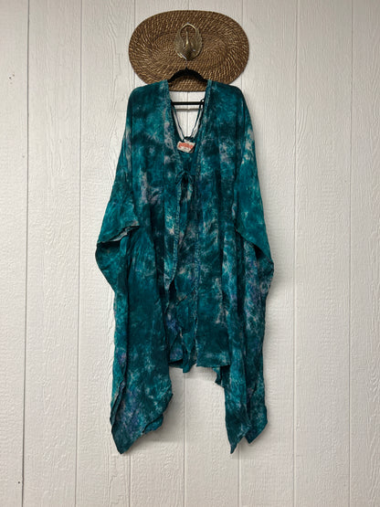 Crepe Sari Orchid Kimono 0626 105