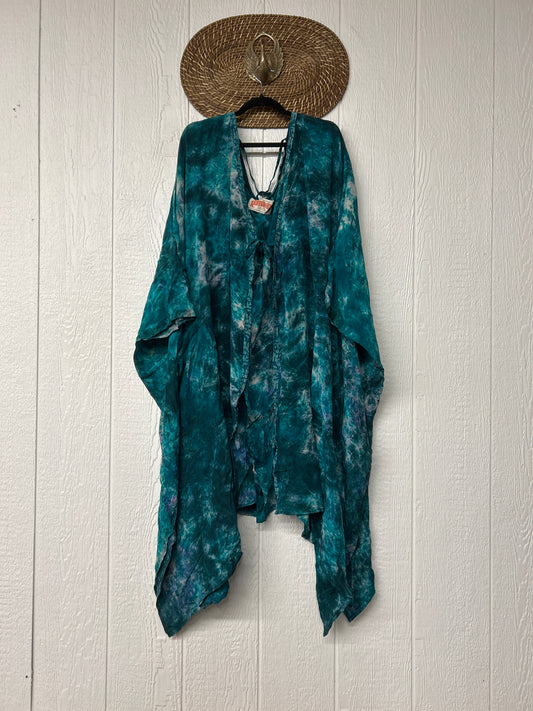 Crepe Sari Orchid Kimono 0626 105