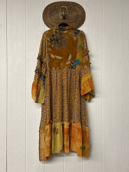 Crepe Sari Rhiannon Duster Dress 0226 074