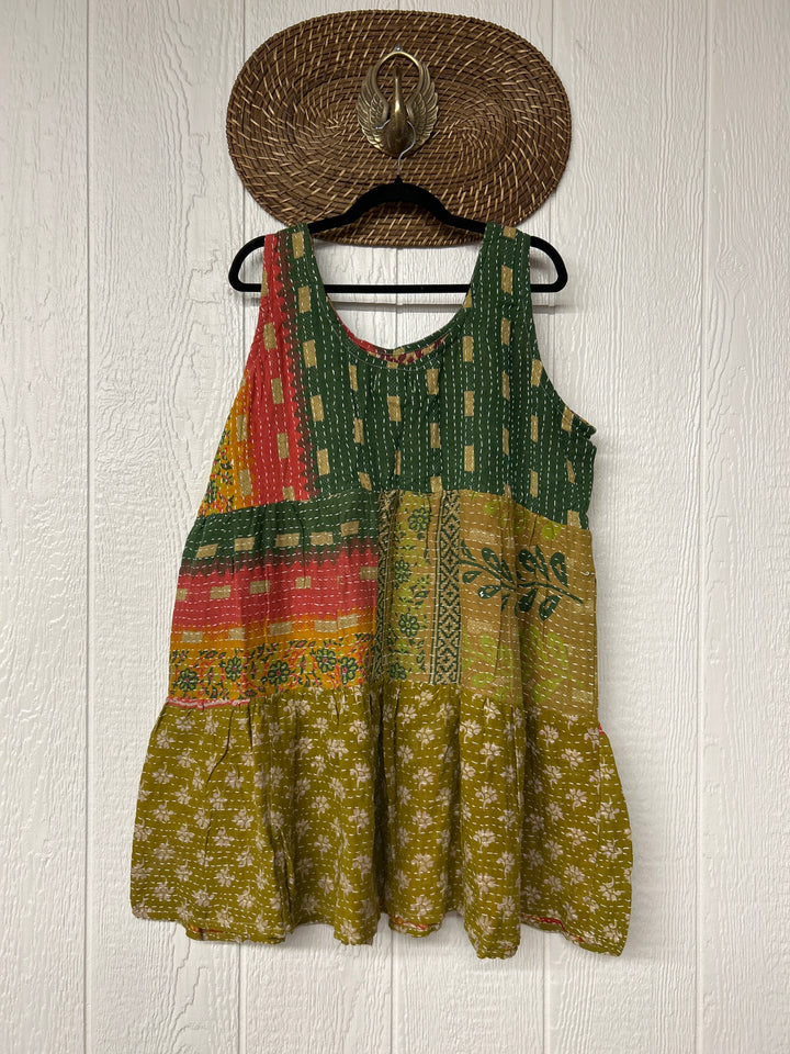 Kantha Meadow Mini Dress 0625 022